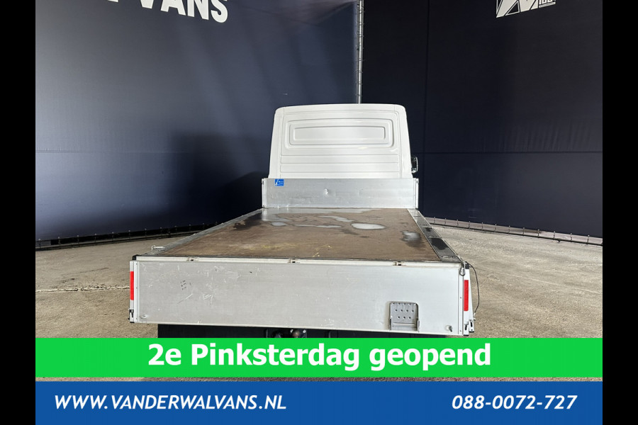 Volkswagen Crafter 2.0 TDI 140 pk Pick up Open laadbak Dubbele Cabine Euro6 Airco | 7-Zits | Navigatie | 2800kg Trekhaak Apple Carplay, Android Auto, Cruisecontrol, Chauffeursstoel