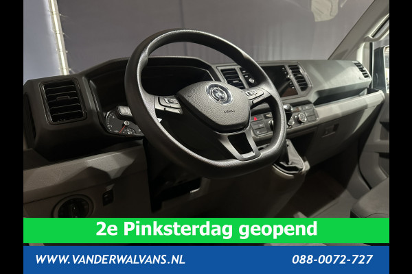 Volkswagen Crafter 2.0 TDI 140 pk Pick up Open laadbak Dubbele Cabine Euro6 Airco | 7-Zits | Navigatie | 2800kg Trekhaak Apple Carplay, Android Auto, Cruisecontrol, Chauffeursstoel
