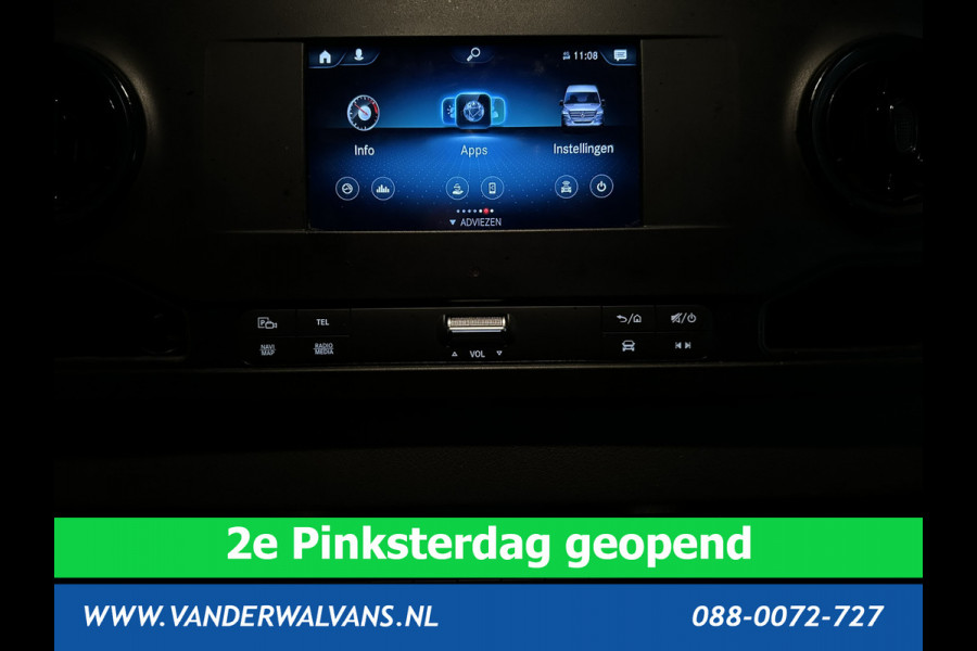 Mercedes-Benz Sprinter 215 CDI 150pk 9G-Tronic Automaat L2H2 Euro6 Airco | Camera | Navigatie | Apple Carplay Android Auto, Adaptieve Cruisecontrol, Parkeersensoren, Bijrijdersbank
