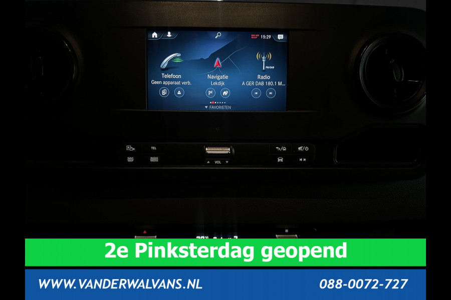 Mercedes-Benz Sprinter 317 CDI 170pk 9G-Tronic Automaat L3H2 Euro6 Airco | Camera | Navigatie | Apple Carplay Cruisecontrol, 3500kg Trekhaak, Parkeersensoren, Stoelverwarming, Android auto, MBUX, Chauffeursstoel, Bijrijdersbank