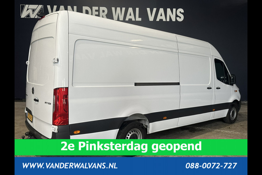 Mercedes-Benz Sprinter 317 CDI 170pk 9G-Tronic Automaat L3H2 Euro6 Airco | Camera | Navigatie | Apple Carplay Cruisecontrol, 3500kg Trekhaak, Parkeersensoren, Stoelverwarming, Android auto, MBUX, Chauffeursstoel, Bijrijdersbank