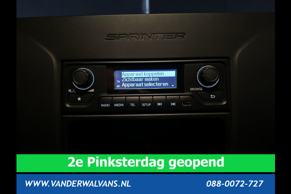 Mercedes-Benz Sprinter 211 CDI 115pk L2H1 Euro6 Airco | Trekhaak | Bijrijdersbank | Bluetooth telefoonvoorbereiding zijdeur