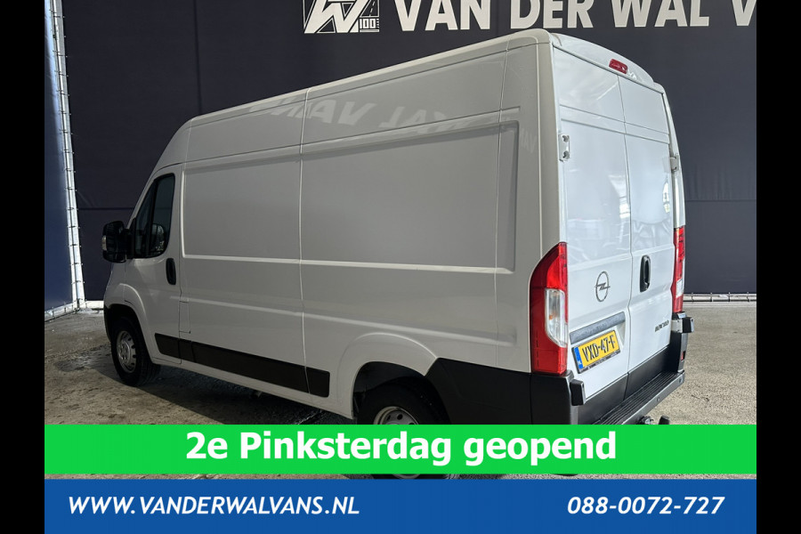Opel Movano 2.2D 120pk L2H2 Fabrieksgarantie Euro6 Airco | 2500kg Trekhaak | Apple Carplay | Cruisecontrol Android Auto, Parkeersensoren, Bijrijdersbank
