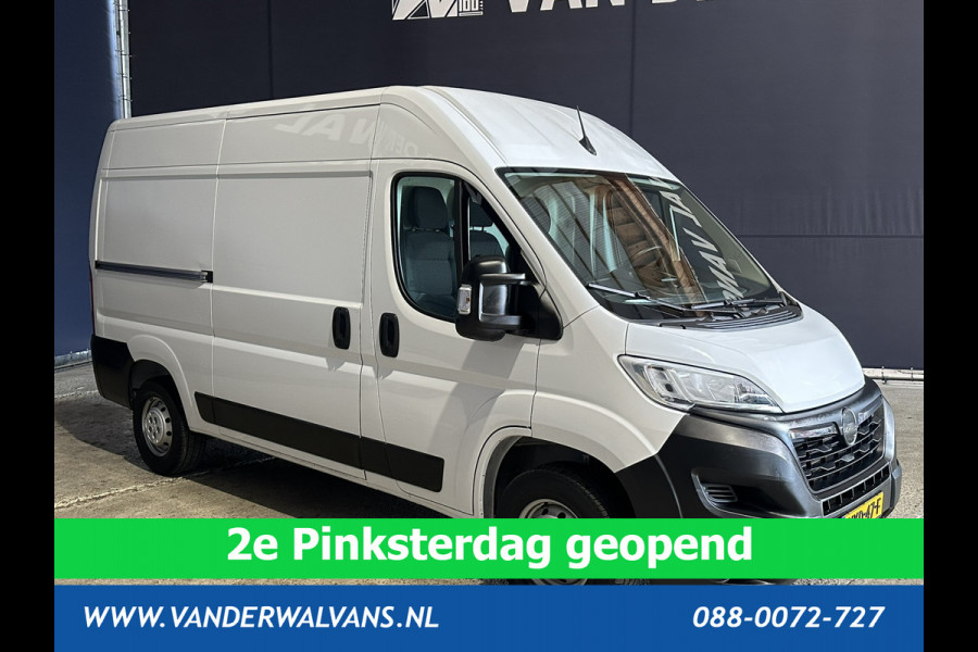 Opel Movano 2.2D 120pk L2H2 Fabrieksgarantie Euro6 Airco | 2500kg Trekhaak | Apple Carplay | Cruisecontrol Android Auto, Parkeersensoren, Bijrijdersbank