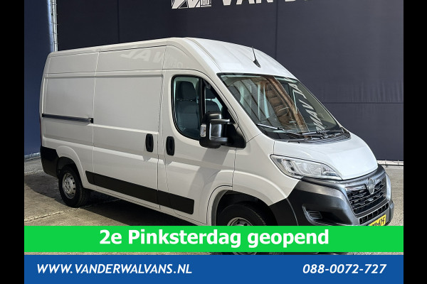 Opel Movano 2.2D 120pk L2H2 Fabrieksgarantie Euro6 Airco | 2500kg Trekhaak | Apple Carplay | Cruisecontrol Android Auto, Parkeersensoren, Bijrijdersbank