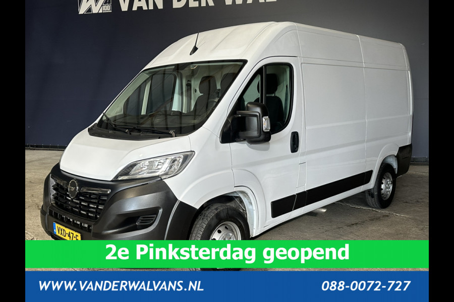 Opel Movano 2.2D 120pk L2H2 Fabrieksgarantie Euro6 Airco | 2500kg Trekhaak | Apple Carplay | Cruisecontrol Android Auto, Parkeersensoren, Bijrijdersbank