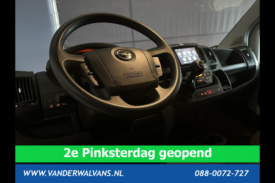 Opel Movano 2.2D 120pk L2H2 Fabrieksgarantie Euro6 Airco | 2500kg Trekhaak | Apple Carplay | Cruisecontrol Android Auto, Parkeersensoren, Bijrijdersbank