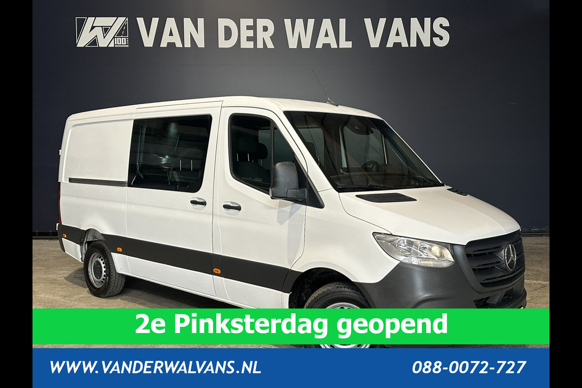 Mercedes-Benz Sprinter 314 CDI 143pk 3500kg Trekhaak L2H1 Dubbele cabine Euro6 Airco | Camera | Navigatie | 5-Zits Cruisecontrol