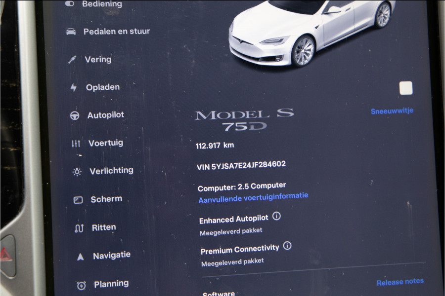Tesla Model S 75D Base Autopilot, Pano, Leder 2018