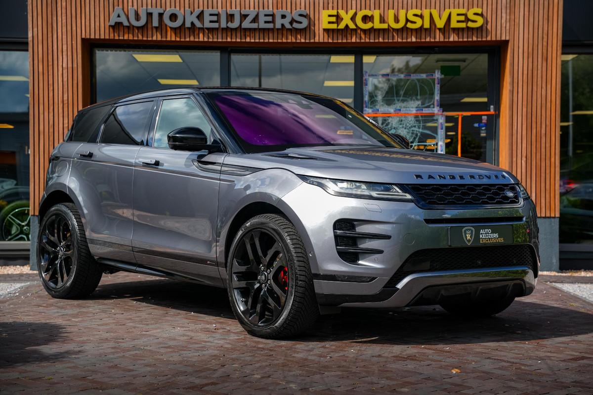 Land Rover Range Rover Evoque 2.0 P300 AWD R-Dynamic HSE 360 cam Meridian Leer ACC HUD Keyless Land Rover Range Rover Evoque 2.0 P300 AWD R-Dynamic HSE 360 cam Meridian Leer ACC HUD Keyless