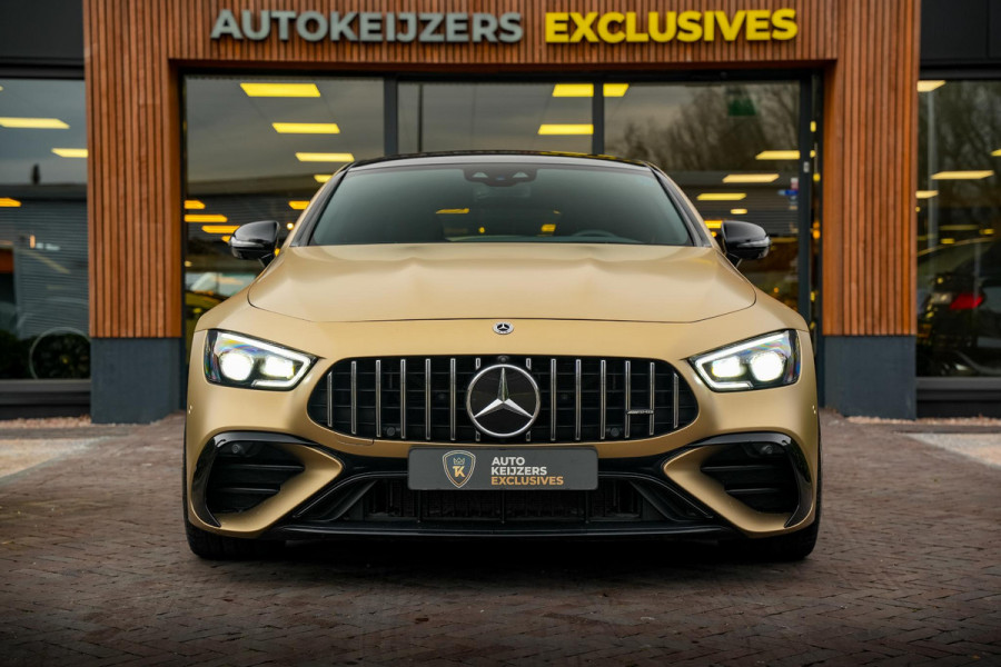 Mercedes-Benz AMG GT 53 AMG Edition Magno Gold Panodak Burmester Memory Stoelventilatie Widescreen 360 Camera