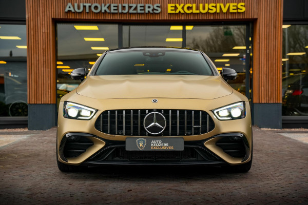 Mercedes-Benz AMG GT 53 AMG Edition Magno Gold Panodak Burmester Memory Stoelventilatie Widescreen 360 Camera