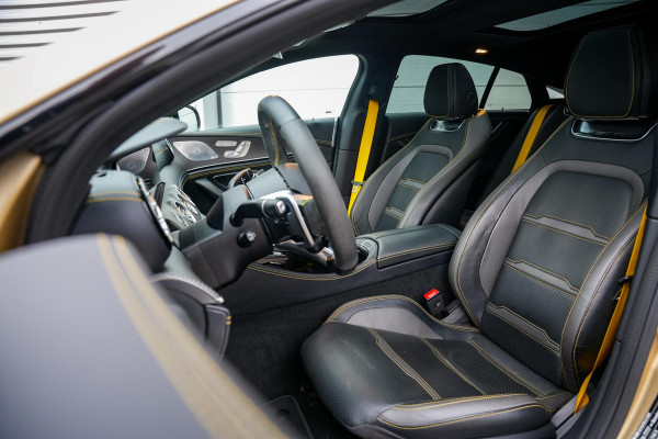 Mercedes-Benz AMG GT 53 AMG Edition Magno Gold Panodak Burmester Memory Stoelventilatie Widescreen 360 Camera
