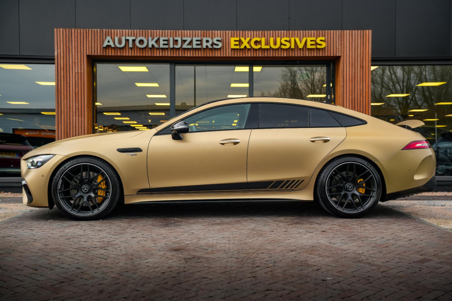 Mercedes-Benz AMG GT 53 Edition Magno Gold Panodak Burmester Memory Stoelventilatie Widescreen 360 Camera