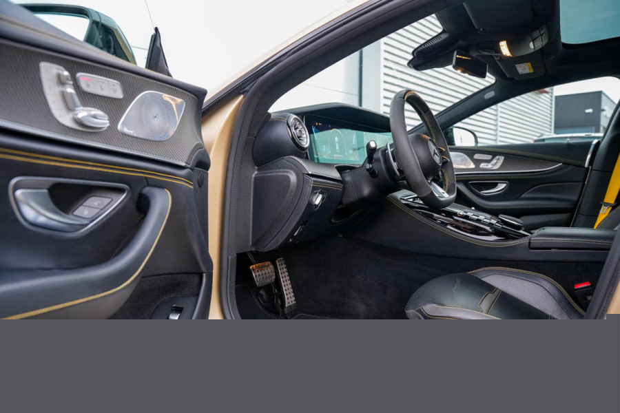 Mercedes-Benz AMG GT 53 Edition Magno Gold Panodak Burmester Memory Stoelventilatie Widescreen 360 Camera