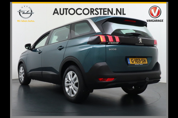 Peugeot 5008 T131PK AUT-8 7-Pers.Navi 360°Camera Apple Carplay Android Trekhaak Ecc Cruise Blue Executive DAB+ Pack City Regen-Lichtsensor Verkeersbordlezer Rijstrooksensor Connected services Verkeersbord detectie Orig.NLse auto EURO 6 1e eig.