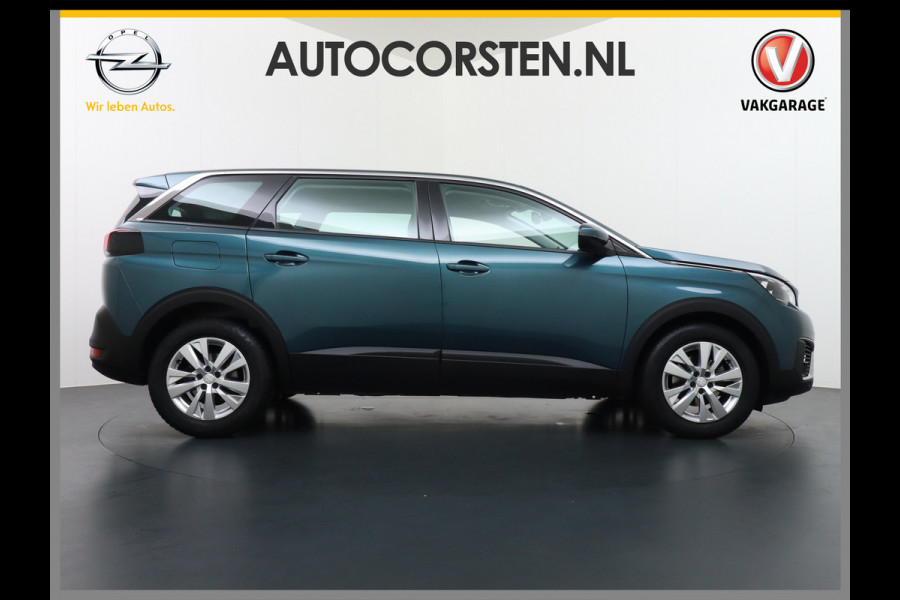 Peugeot 5008 T131PK AUT-8 7-Pers.Navi 360°Camera Apple Carplay Android Trekhaak Ecc Cruise Blue Executive DAB+ Pack City Regen-Lichtsensor Verkeersbordlezer Rijstrooksensor Connected services Verkeersbord detectie Orig.NLse auto EURO 6 1e eig.