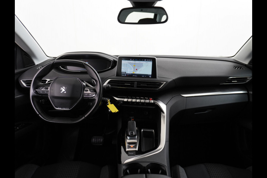 Peugeot 5008 T131PK AUT-8 7-Pers.Navi 360°Camera Apple Carplay Android Trekhaak Ecc Cruise Blue Executive DAB+ Pack City Regen-Lichtsensor Verkeersbordlezer Rijstrooksensor Connected services Verkeersbord detectie Orig.NLse auto EURO 6 1e eig.