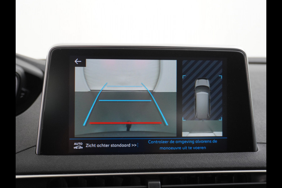 Peugeot 5008 T131PK AUT-8 7-Pers.Navi 360°Camera Apple Carplay Android Trekhaak Ecc Cruise Blue Executive DAB+ Pack City Regen-Lichtsensor Verkeersbordlezer Rijstrooksensor Connected services Verkeersbord detectie Orig.NLse auto EURO 6 1e eig.