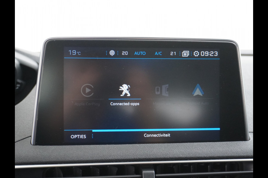 Peugeot 5008 T131PK AUT-8 7-Pers.Navi 360°Camera Apple Carplay Android Trekhaak Ecc Cruise Blue Executive DAB+ Pack City Regen-Lichtsensor Verkeersbordlezer Rijstrooksensor Connected services Verkeersbord detectie Orig.NLse auto EURO 6 1e eig.