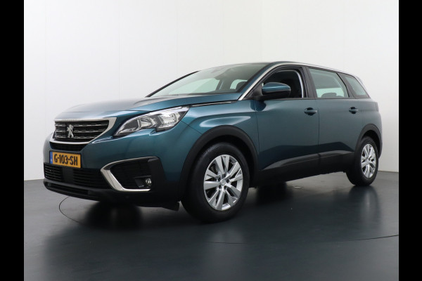Peugeot 5008 T131PK AUT-8 7-Pers.Navi 360°Camera Apple Carplay Android Trekhaak Ecc Cruise Blue Executive DAB+ Pack City Regen-Lichtsensor Verkeersbordlezer Rijstrooksensor Connected services Verkeersbord detectie Orig.NLse auto EURO 6 1e eig.