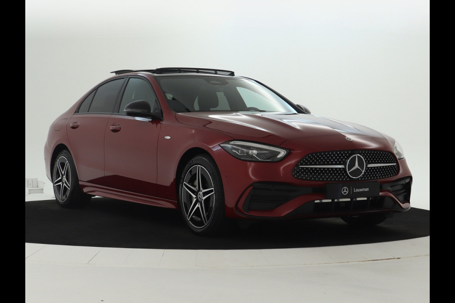 Mercedes-Benz C-Klasse 300 e Business Solution AMG | Trekhaak | Nightpakket | Parkeerpakket met 360°-camera | Memorypakket | Dodehoekassistent Antidiefstalpakket GUARD 360° Plus | Spiegelpakket | KEYLESS GO | 	USB-pakket |