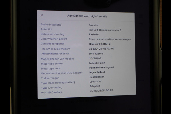 Tesla Model X Long Range 100kwh AWD 541PK 7-Persoons Leder Trekhaak Premium Audio FSD-3 Computer Autopilot Camera's Navi Ecc Stuur+Stoelverwar Adaptive Led Koplampen Panoramische voorruit Lmv Adap.onderstel Performance Pack Ambiente Verlichting Wifi Verkeersborddetectie Garantie op accu en motor tot 06-05-2028 / 240.000km Trekgewicht 2.250KG Nieuwprijs €100.500