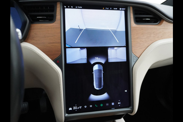 Tesla Model X Long Range 100kwh AWD 541PK 7-Persoons Leder Trekhaak Premium Audio FSD-3 Computer Autopilot Camera's Navi Ecc Stuur+Stoelverwar Adaptive Led Koplampen Panoramische voorruit Lmv Adap.onderstel Performance Pack Ambiente Verlichting Wifi Verkeersborddetectie Garantie op accu en motor tot 06-05-2028 / 240.000km Trekgewicht 2.250KG Nieuwprijs €100.500