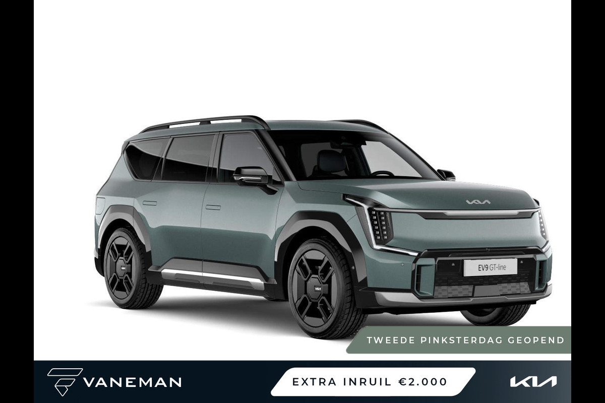 Kia EV9 GT-Line AWD 6p. 99.8 kWh | Apple Carplay/Android Auto | Voorstoel(en) met massagefunctie Kia EV9 GT-Line AWD 6p. 99.8 kWh | Apple Carplay/Android Auto | Voorstoel(en) met massagefunctie