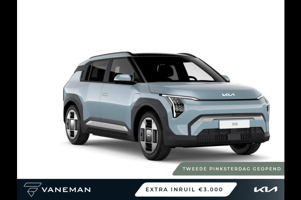 Kia EV3 Plus Advanced 58.3 kWh | Elektrisch glazen schuif-/kanteldak | Draadloze telefoonlader