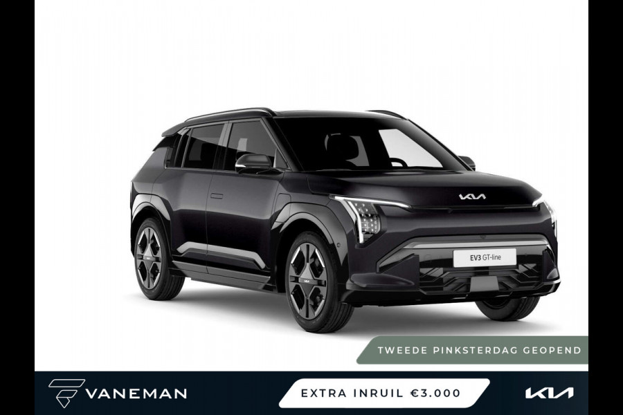 Kia EV3 GT-Line 81.4 kWh | Cruise control adaptief met Stop&Go en stuurhulp | Autonome noodremassistentie