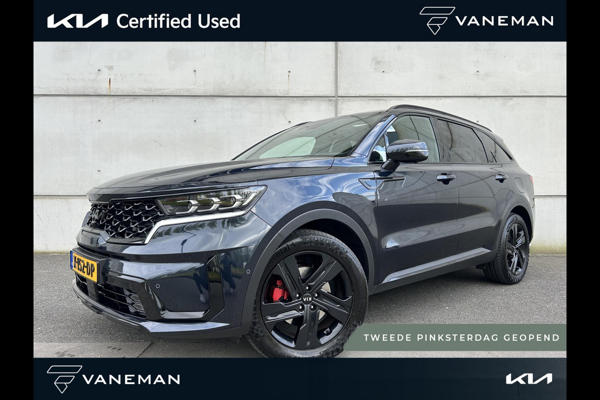 Kia Sorento 1.6 T-GDI Plug-in Hybrid 4WD ExecutiveLine Automaat | Elektrische Trekhaak | 7 Persoons | Panoramadak | BOSE | Leder | HUD | 360 Camera | Navi | 19” Velgen | Stoelkoeling | Key-Less | BSD | Clima | Stuur-/Stoelverwarming | PDC | Cruise | LED | Kia Sorento 1.6 T-GDI Plug-in Hybrid 4WD ExecutiveLine Automaat | Elektrische Trekhaak | 7 Persoons | Panoramadak | BOSE | Leder | HUD | 360 Camera | Navi | 19” Velgen | Stoelkoeling | Key-Less | BSD | Clima | Stuur-/Stoelverwarming | PDC | Cruise | LED |