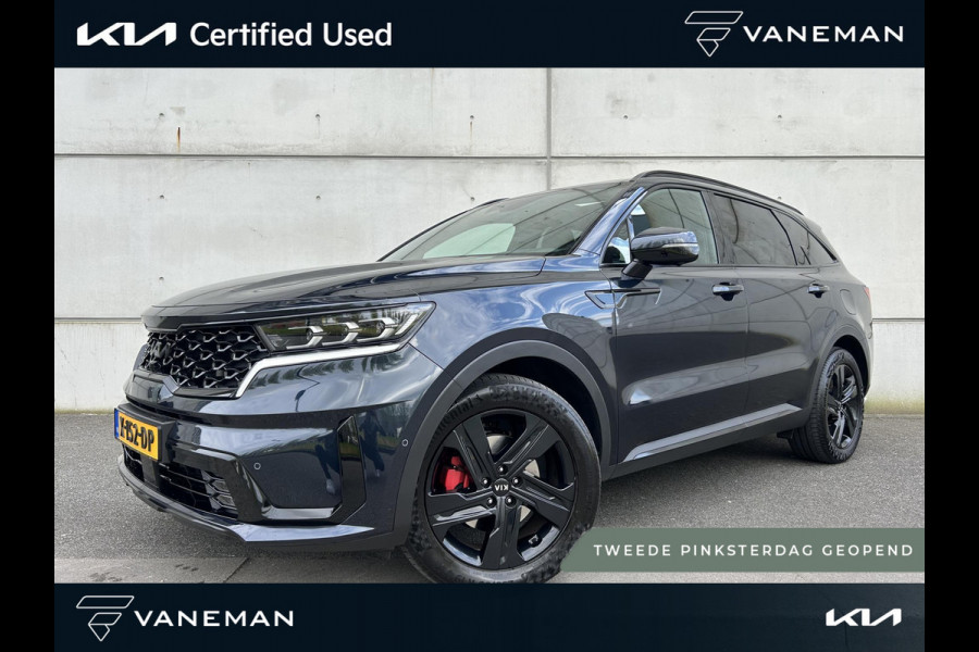 Kia Sorento 1.6 T-GDI Plug-in Hybrid 4WD ExecutiveLine Automaat | Elektrische Trekhaak | 7 Persoons | Panoramadak | BOSE | Leder | HUD | 360 Camera | Navi | 19” Velgen | Stoelkoeling | Key-Less | BSD | Clima | Stuur-/Stoelverwarming | PDC | Cruise | LED |