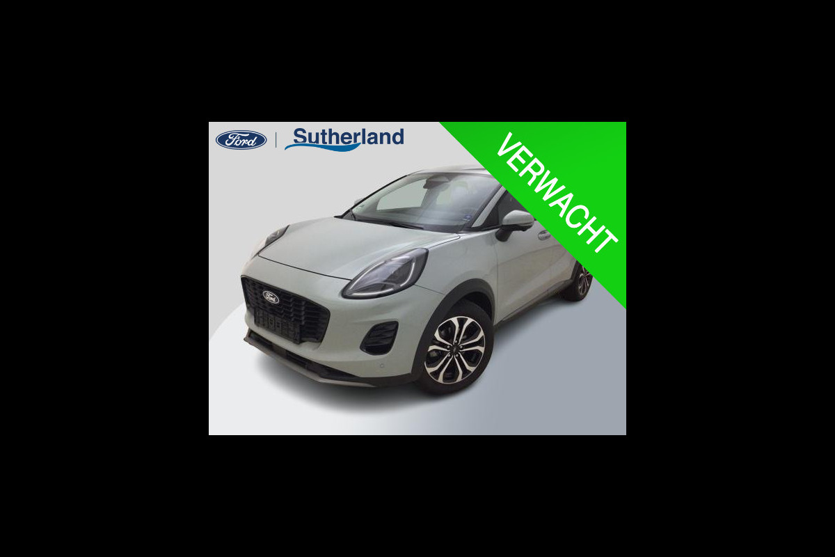 Ford Puma 1.0 EcoBoost Hybrid Titanium 125pk | Driver Assistance Pack | Winterpack | Comfort Pack | Elek. Achterklep | Verlengde Fabrieksgarantie tot 10-2028