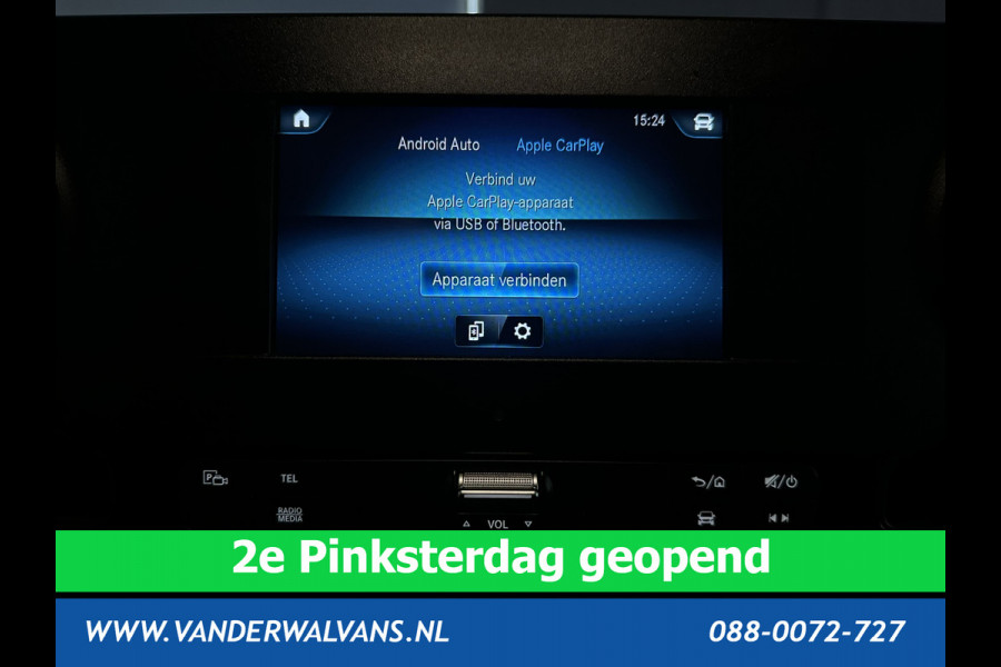 Mercedes-Benz Sprinter 317 CDI 170pk L3H2 Euro6 Airco | Camera | Apple Carplay | Android Auto | 2800kg Trekhaak Cruisecontrol, Bijrijdersbank