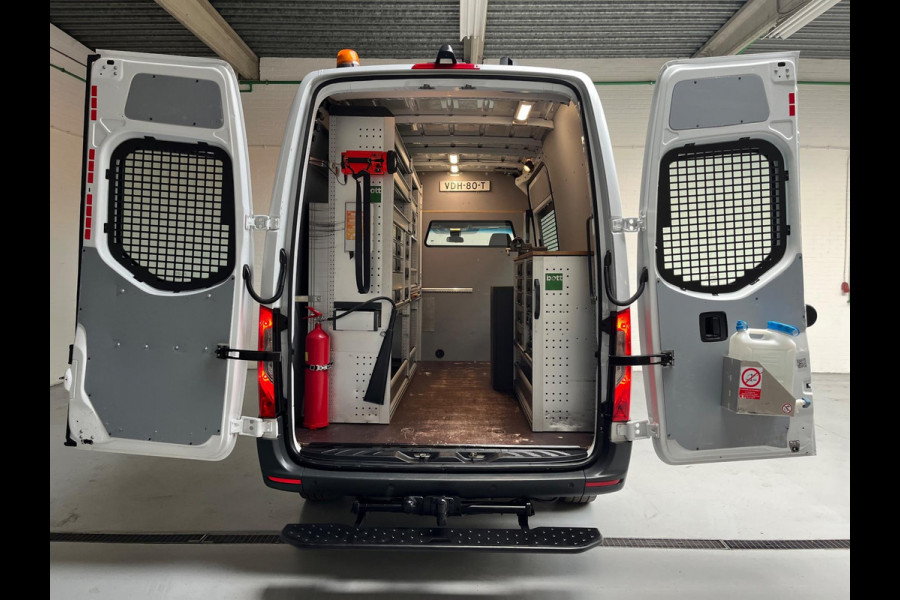 Mercedes-Benz Sprinter Servicewagen 316 Automaat 2.2 CDI 160PK EURO VI-D L2H2 Inrichting Omvormer V230 Standkachel RIJKLAARPRIJS