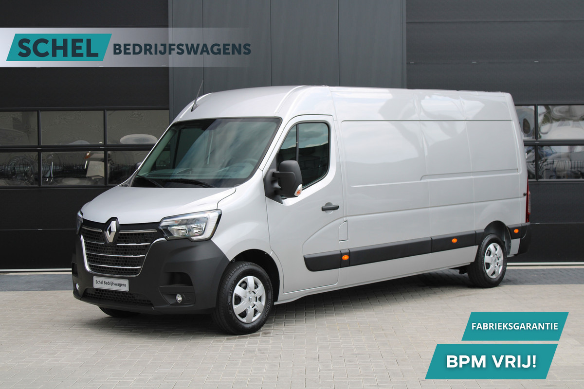 Renault Master T35 2.3 dCi 180pk L3H2 - Airco - Navigatie - Camera - Cruise - Parkeersensoren - 105l tank - Rijklaar Renault Master T35 2.3 dCi 180pk L3H2 - Airco - Navigatie - Camera - Cruise - Parkeersensoren - 105l tank - Rijklaar