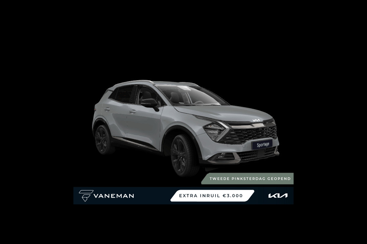 Kia Sportage 1.6 T-GDi MHEV Dark Edition | Cruise control adaptief met Stop&Go en stuurhulp | Zelf samenstellen Kia Sportage 1.6 T-GDi MHEV Dark Edition | Cruise control adaptief met Stop&Go en stuurhulp | Zelf samenstellen