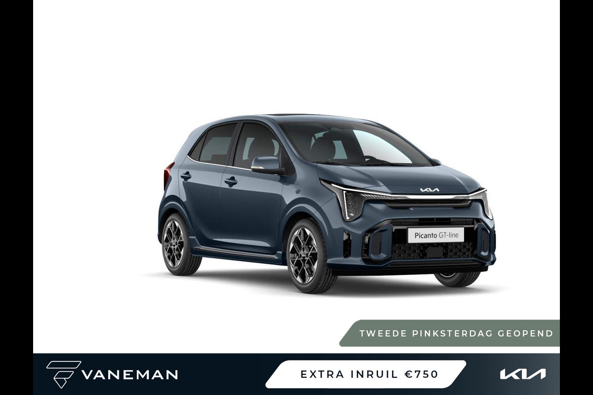 Kia Picanto 1.0 DPI GT-Line | Elektrisch schuif-/kanteldak | Voorstoelen verwarmd Kia Picanto 1.0 DPI GT-Line | Elektrisch schuif-/kanteldak | Voorstoelen verwarmd