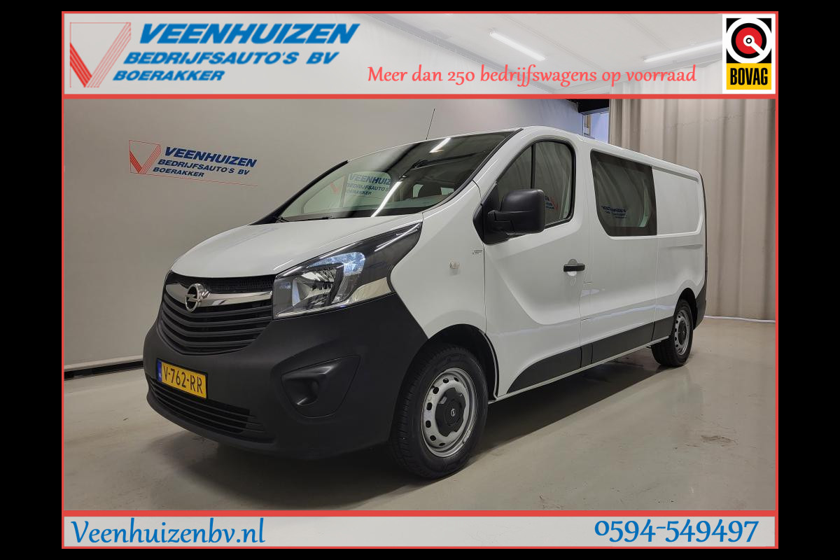 Opel Vivaro 1.6CDTI L2/H1 Dubbele Cabine Euro 6! Opel Vivaro 1.6CDTI L2/H1 Dubbele Cabine Euro 6!