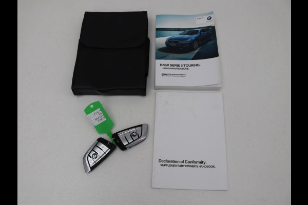 BMW 5 Serie 520d xDrive M-Sport | Leder | Sportstoelen | Camera | Full LED | Trekhaak | Keyless | Navigatie | Sfeerverlichting | Climate control