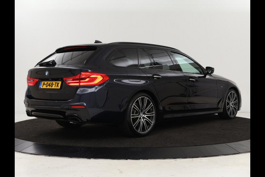 BMW 5 Serie 520d xDrive M-Sport | Leder | Sportstoelen | Camera | Full LED | Trekhaak | Keyless | Navigatie | Sfeerverlichting | Climate control