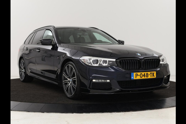BMW 5 Serie 520d xDrive M-Sport | Leder | Sportstoelen | Camera | Full LED | Trekhaak | Keyless | Navigatie | Sfeerverlichting | Climate control