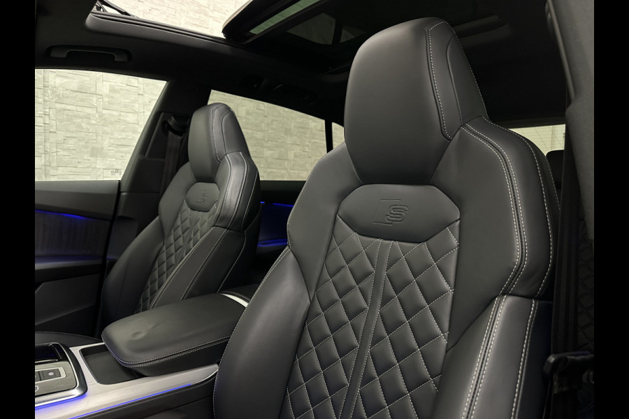 Audi Q8 60 TFSI e 462pk S-Line Competition | RS-Seats | 360 Camera | ACC | Panorama | Luchtvering | B&O Sound | Head-Up | LED-Matrix | Trekhaak | Memory | Stuurverwarming | Sfeerverlichting | Keyless-Entry | Black-Optic | Standkachel | Rijklaar incl. Bovag Garantie.