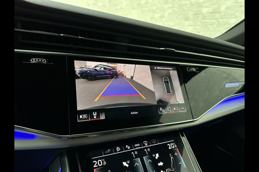 Audi Q8 60 TFSI e 462pk S-Line Competition | RS-Seats | 360 Camera | ACC | Panorama | Luchtvering | B&O Sound | Head-Up | LED-Matrix | Trekhaak | Memory | Stuurverwarming | Sfeerverlichting | Keyless-Entry | Black-Optic | Standkachel | Rijklaar incl. Bovag Garantie.