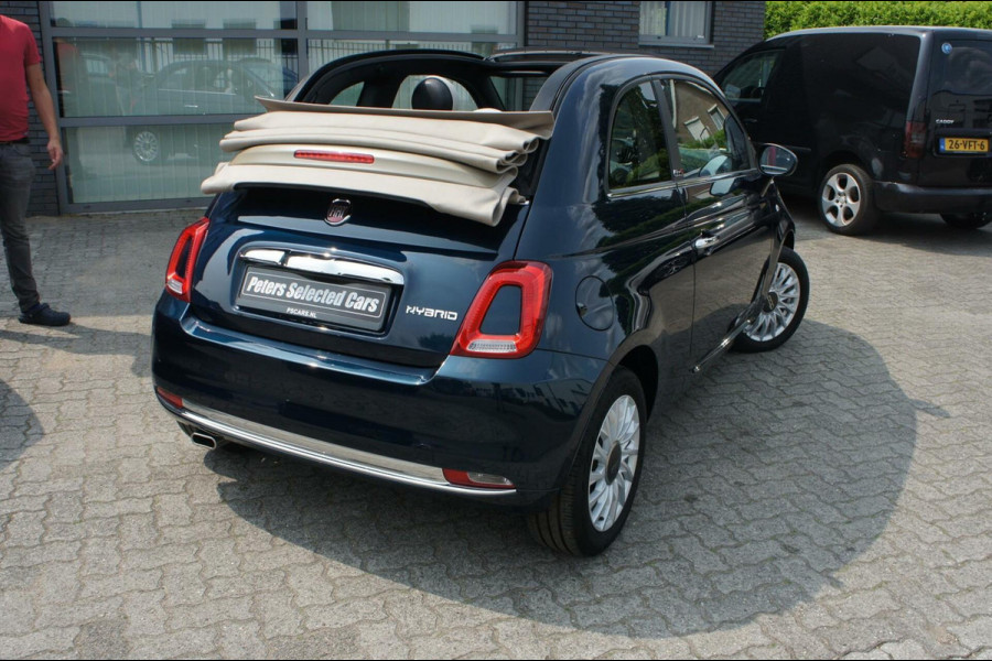 Fiat 500C 1.0 Hybrid Dolcevita App|Airco|Navi|PDC|Velgen