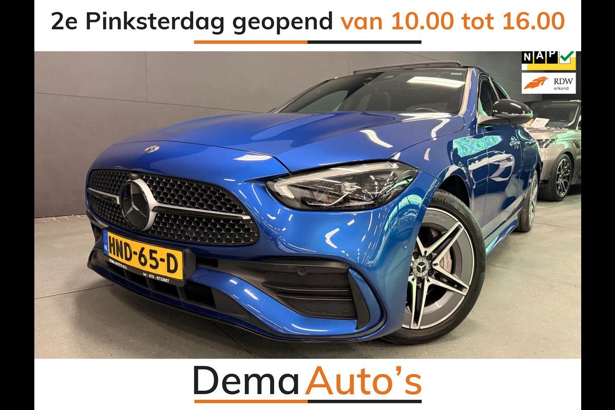 Mercedes-Benz C-Klasse 300 e AMG BLACK-LINE 313PK PANO/V-COCKPIT/NAVI/DAB/CARPLAY/CAM/// Mercedes-Benz C-Klasse 300 e AMG BLACK-LINE 313PK PANO/V-COCKPIT/NAVI/DAB/CARPLAY/CAM///