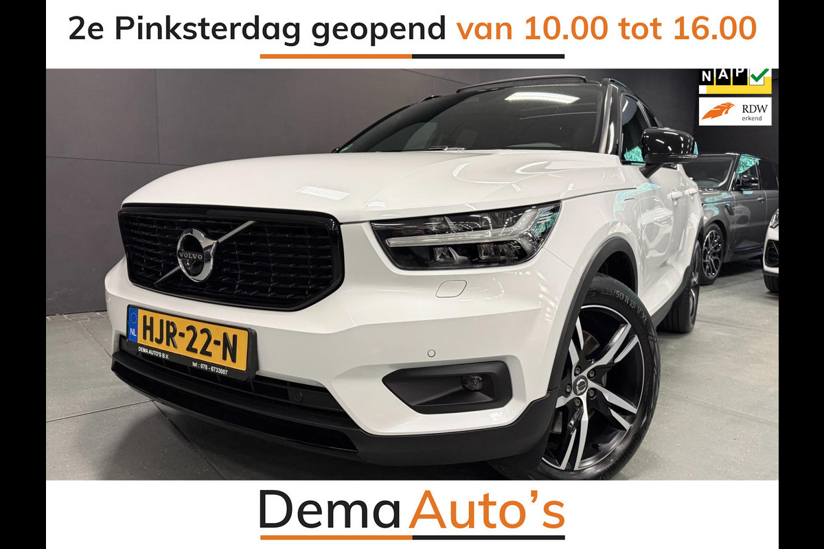Volvo XC40 1.5 T5 Recharge R-Design 264PK PANO/NAVI/DAB/H-KARDON/STOEL-M/ECC/PDC/CRUISE/// Volvo XC40 1.5 T5 Recharge R-Design 264PK PANO/NAVI/DAB/H-KARDON/STOEL-M/ECC/PDC/CRUISE///