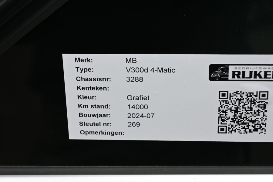 Mercedes-Benz V-Klasse 300d 4-Matic AMG L3 Incl BPM en BTW 8 zitplaatsen