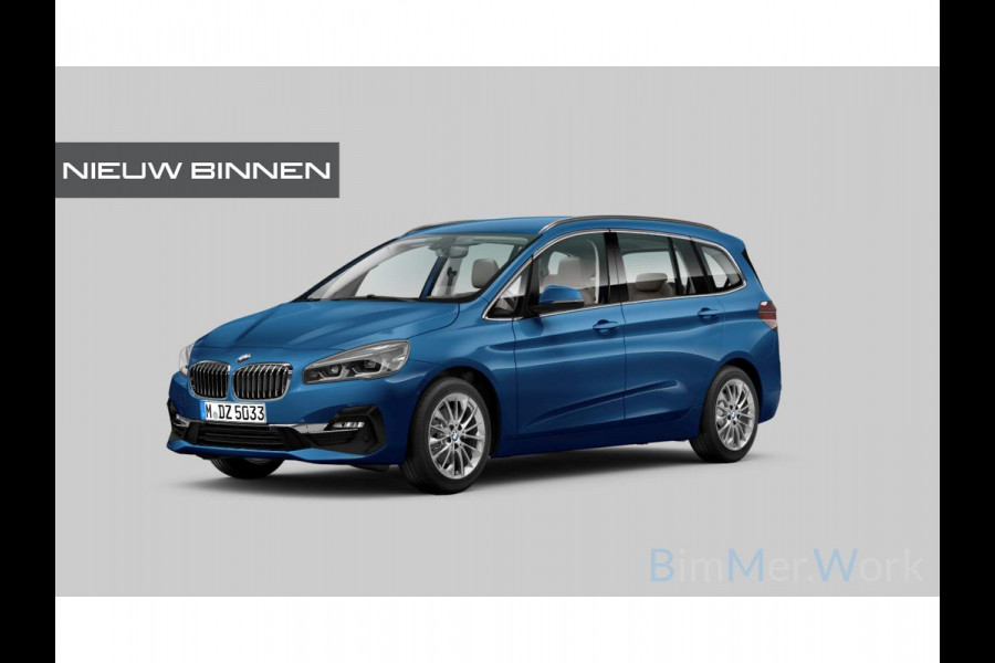 BMW 2 Serie Gran Tourer 218i 7p. Business Edition Plus | Automaat | Stoelverwarming | Stuurverwarming | Leer | Camera | Parkeersensoren | 7 Persoons | NAP | Dealer Onderhouden | Head-Up Display | Cruise Control | Adaptive Led | Climate Control
